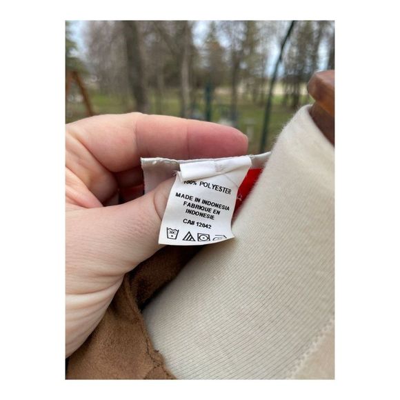 Bill Blass Vintage 90s Faux Suede Western Shirt Lace Up Neckline Long Sleeve S - Picture 4 of 10